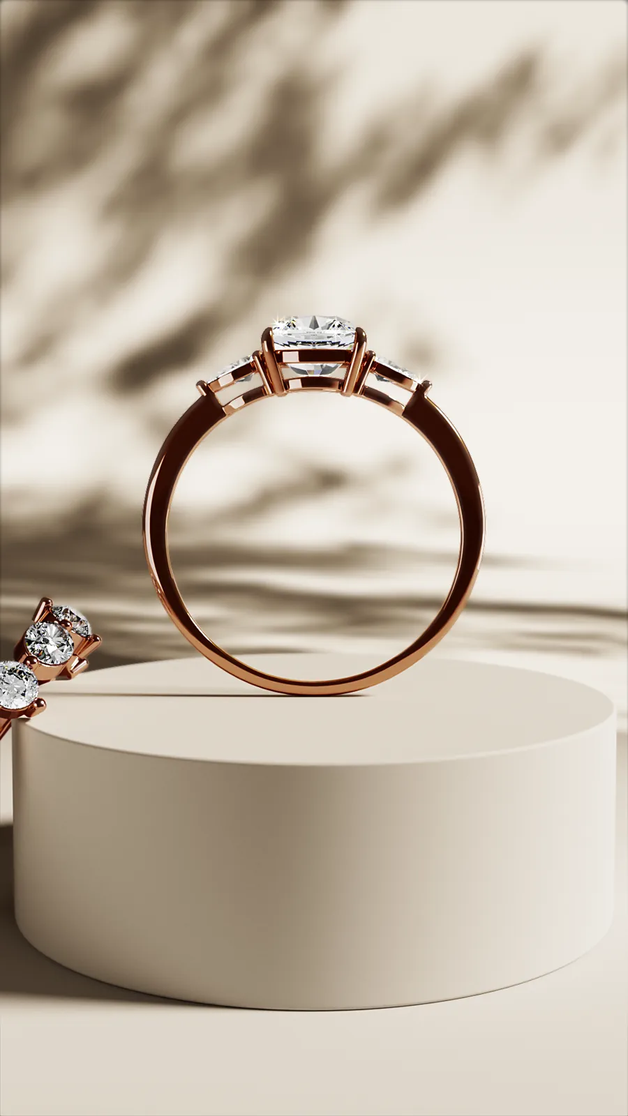 Rose Gold Solitaire