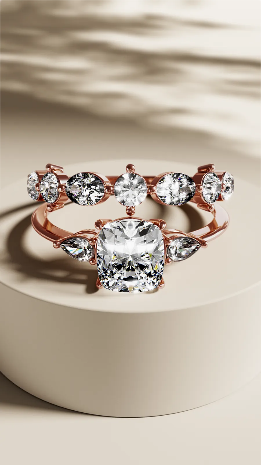 Ring Set Editorial Scene