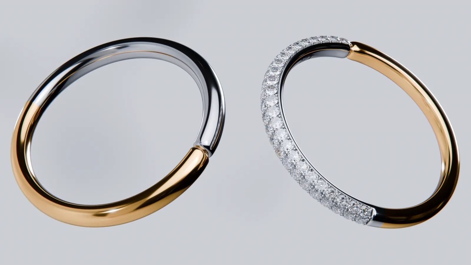 Bi-color Rings